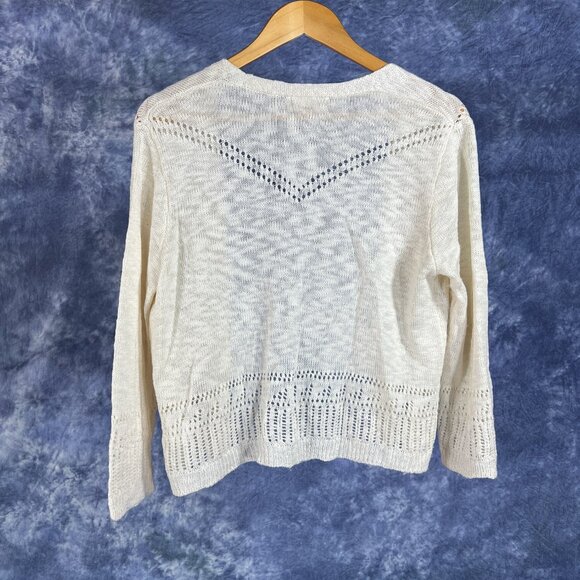 Ivory Jessica Simpson Shurg / Sweater Sz PM - Picture 2 of 4